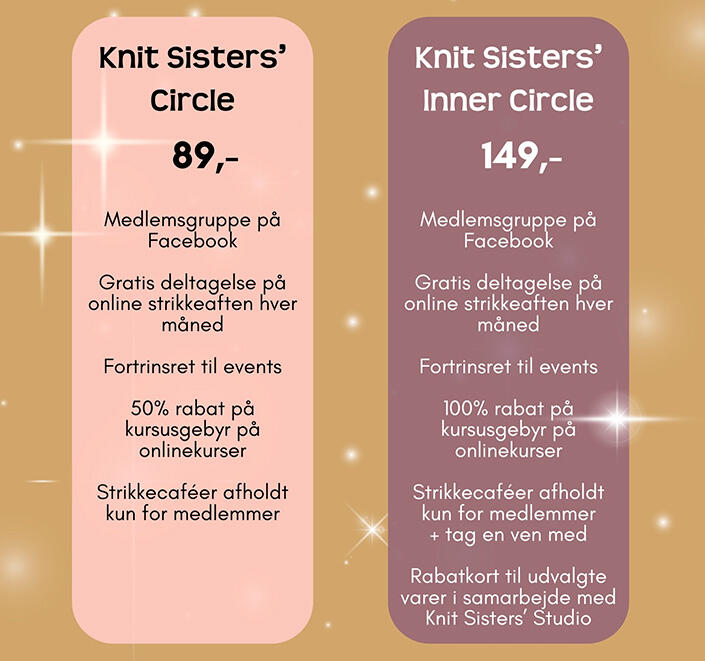 Bliv en del af fællesskabet, en dygtigere strikker og spar på kursusgebyret.