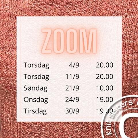 Teknik, struktur og elegance – alt samlet i én sweater. Vi mødes online 5 gange gennem september.