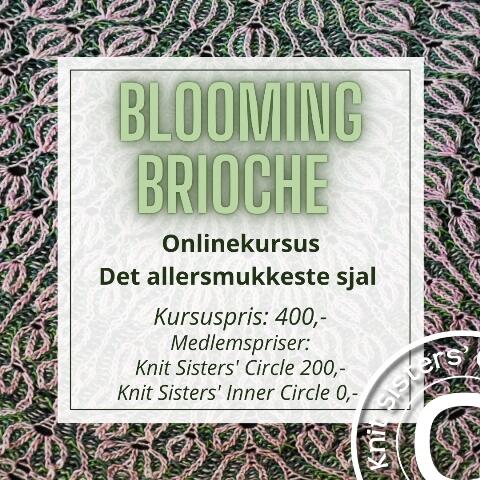 Det smukkeste sjalsmønster – lær 2-farvet patent
Strik Blooming Brioche med høj kontrast og smuk struktur. Kurset er for dig, der kan strikke ret og vrang og tør kaste dig ud i noget nyt.