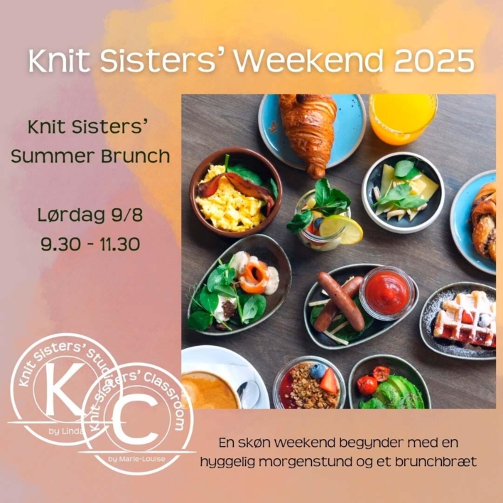 En lækker summerbrunch skyder en uforlignelig strikkeweekend i gang i Middelfart.