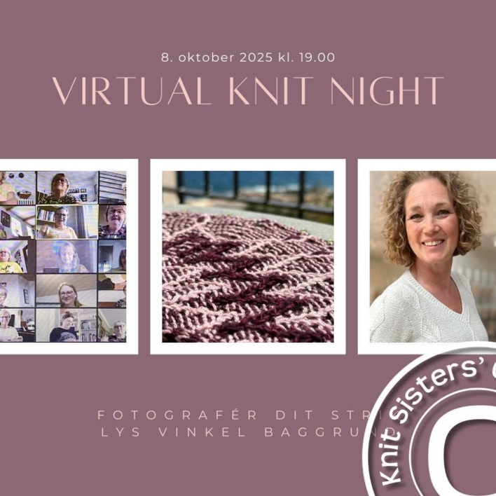Lær at tage bedre billeder af dit strikketøj med fokus på lys, vinkel og baggrund. Et online strikkearrangement i Knit Sisters' Classroom for dig, der vil vise dit strik frem med stolthed – uanset erfaring.