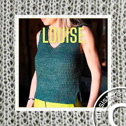 Louise – online strikkekursus med fokus på pasform, konstruktion og enkle, gennemtænkte detaljer. Guidet undervisning og adgang til videoer.